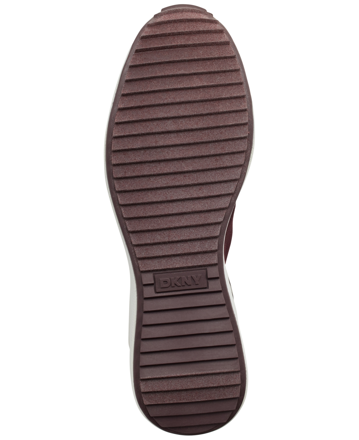 Dkny Keeva Wedge Knit Sneaker In Wine