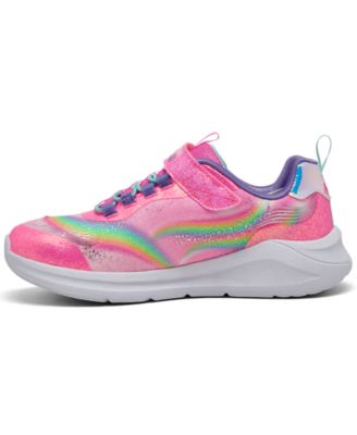 Little Girls S-Lights: Unicorn Chaser Stay-Put Closure Light-Up Casual Sneakers from Finish Line