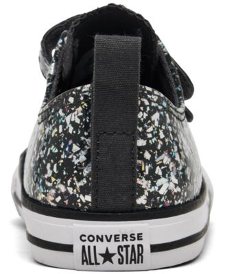 Toddler Girls Chuck Taylor All Star Glitter Easy-On Casual Sneakers from Finish Line