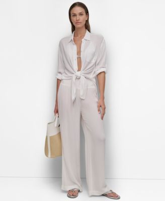 Women's Beach Cover-Up Shirt & Pants