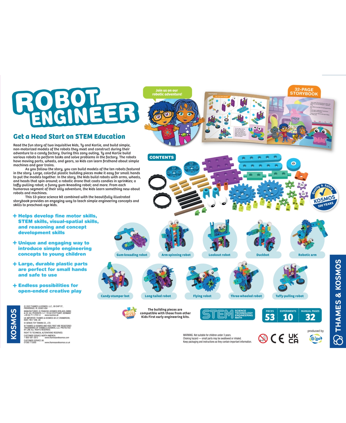 Shop Thames & Kosmos Kids First: Robot Engineer Kit In Multi