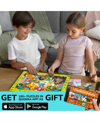 4 x 60 Pieces Puzzles for Kids Ages 4-6 -  Educational Search & Find Toy