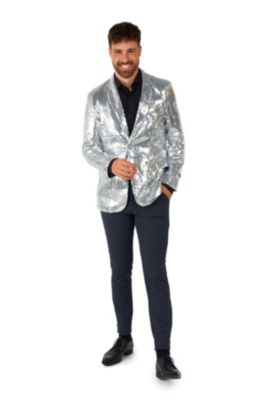 Men's Shiny Party Blazer - Sequins USA