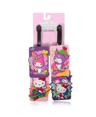 Sanrio Friends 4-Piece Luggage Tag Set - Cute Travel Essentials