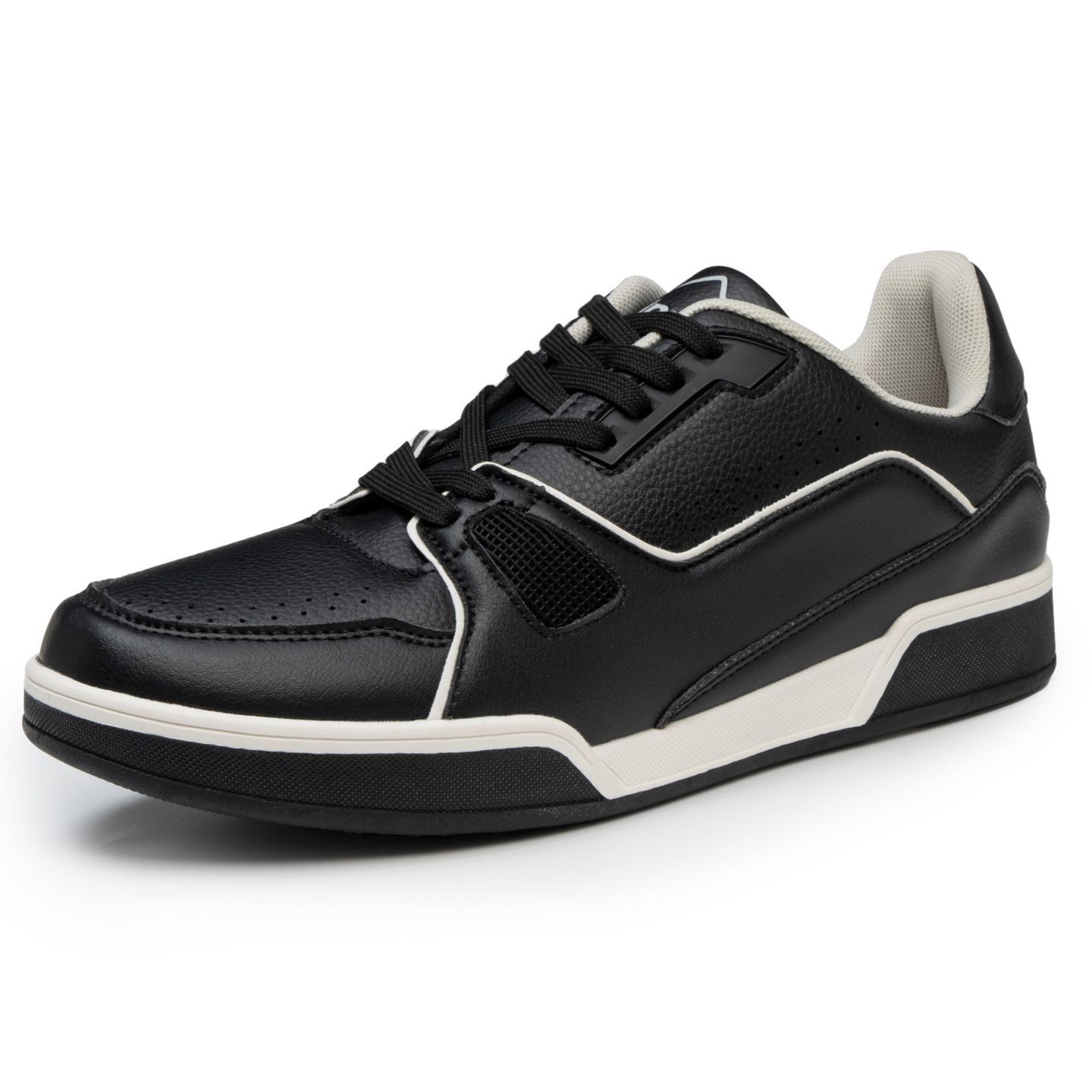 Мужские кроссовки Alpine Swiss Remy Fashion Sneakers Low Top Casual Comfortable Tennis Shoes, цвет: Чёрный — фото 5