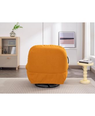 5-in-1 Orange Power Recliner with Music Player and Charger