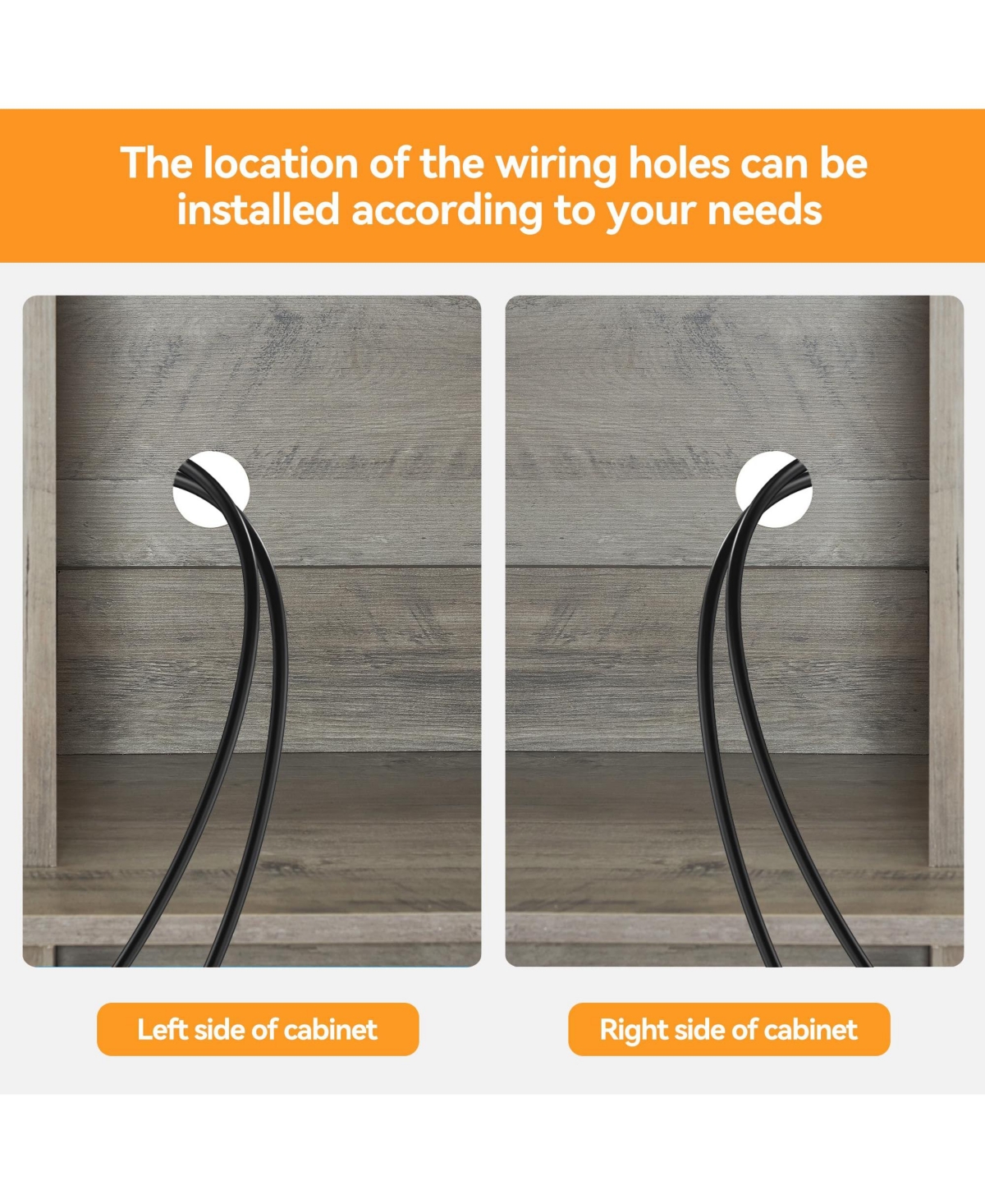 gaomon 70" Farmhouse Coffee Bar Wine Cabinet with Sliding Barn Doors and Storage, Tall Kitchen Hutch