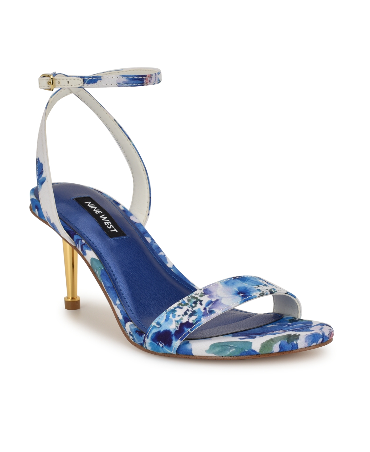 NINE WEST WOMEN'S ANNY ANKLE STRAP STILETTO SANDALS 