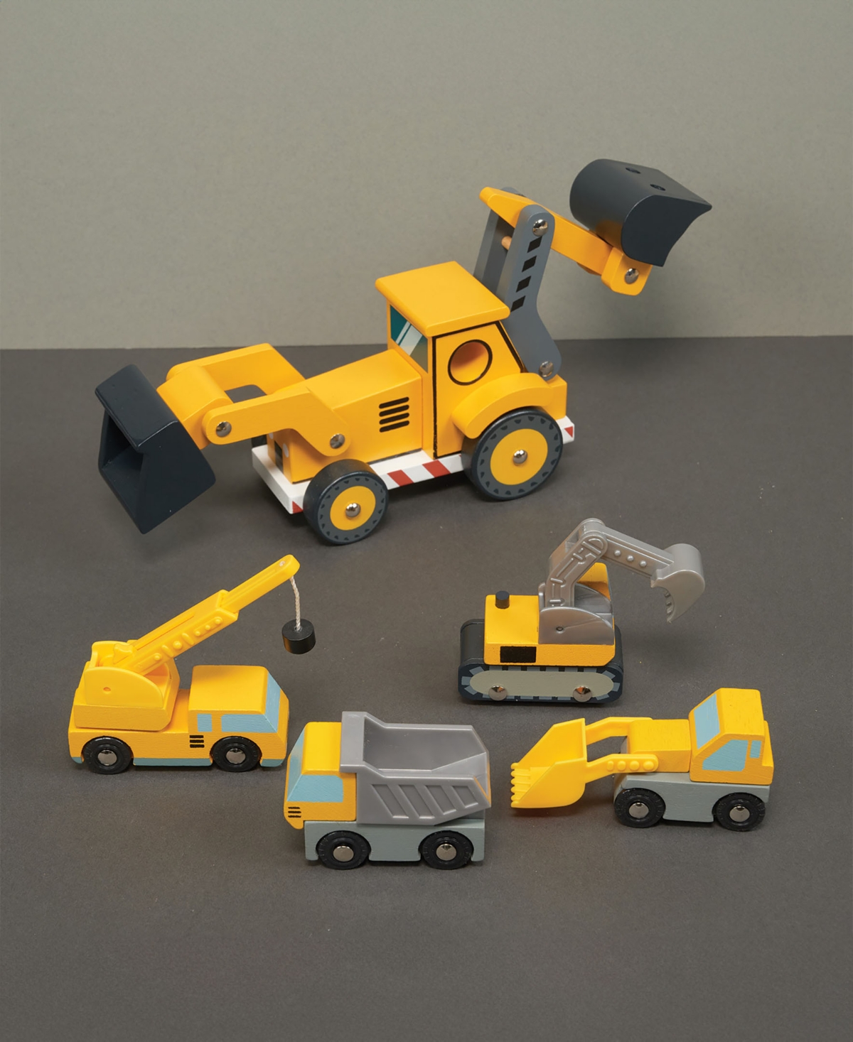 Mentari Toys Construction Vehicles Bundle In Multi
