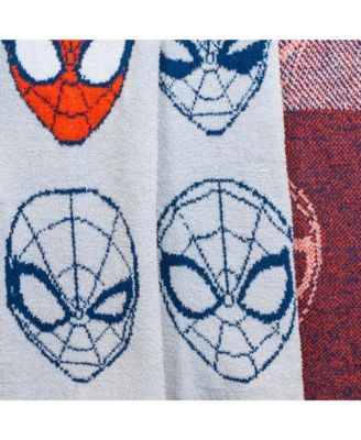 Spiderman Spidey Expressions Feather Knit Throw Blanket, 50" x 60"