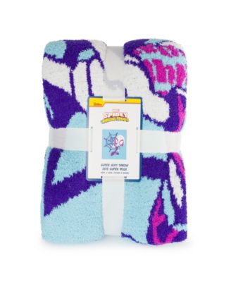 Spidey & His Amazing Friends Ghost Spider Feather Knit Accent Throw, 50" x 60"