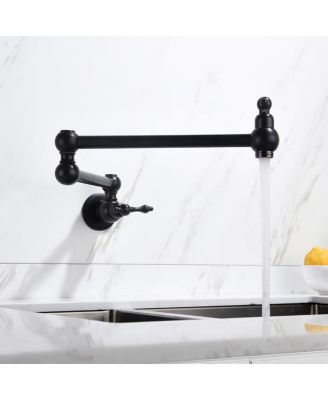 Folding Pot Filler Faucet Wall Mount for Space-Saving Convenience in the Kitchen