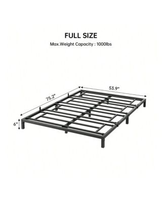8 Inch Bed Frame, No Box Spring Needed, Heavy Duty Metal Platform Bed Frame For Bedroom, Easy Assembly, Noise Free - Queen