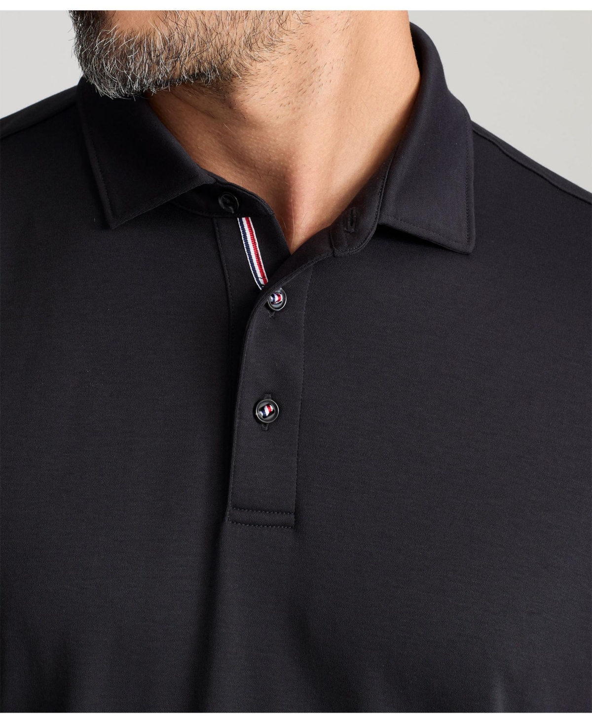 UNTUCKit Men's Wrinkle-Free Long Sleeve Damaschino Polo