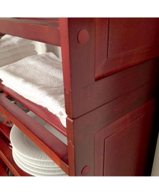 Solid Wood 3 Tier Storage Rack