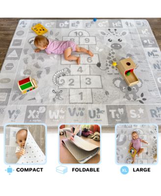 Super Soft Plush Surface ABC Playmat for Toddlers & Infants