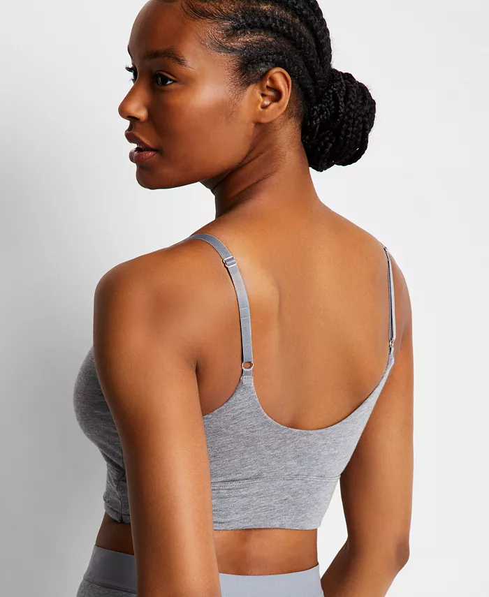 Women's Longline Cropped Bralette - thumbnail 8