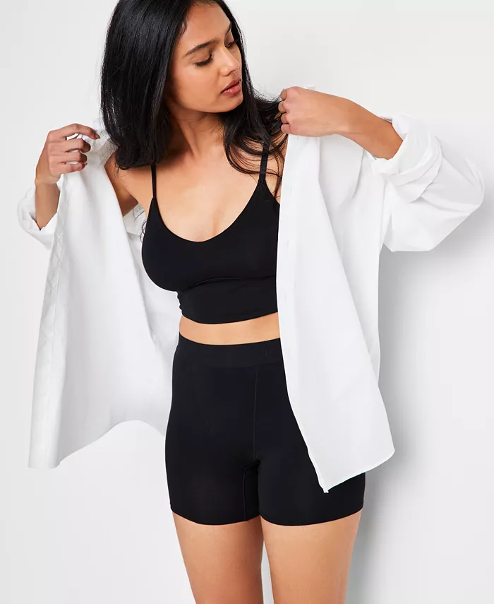 Women's Longline Cropped Bralette - thumbnail 4