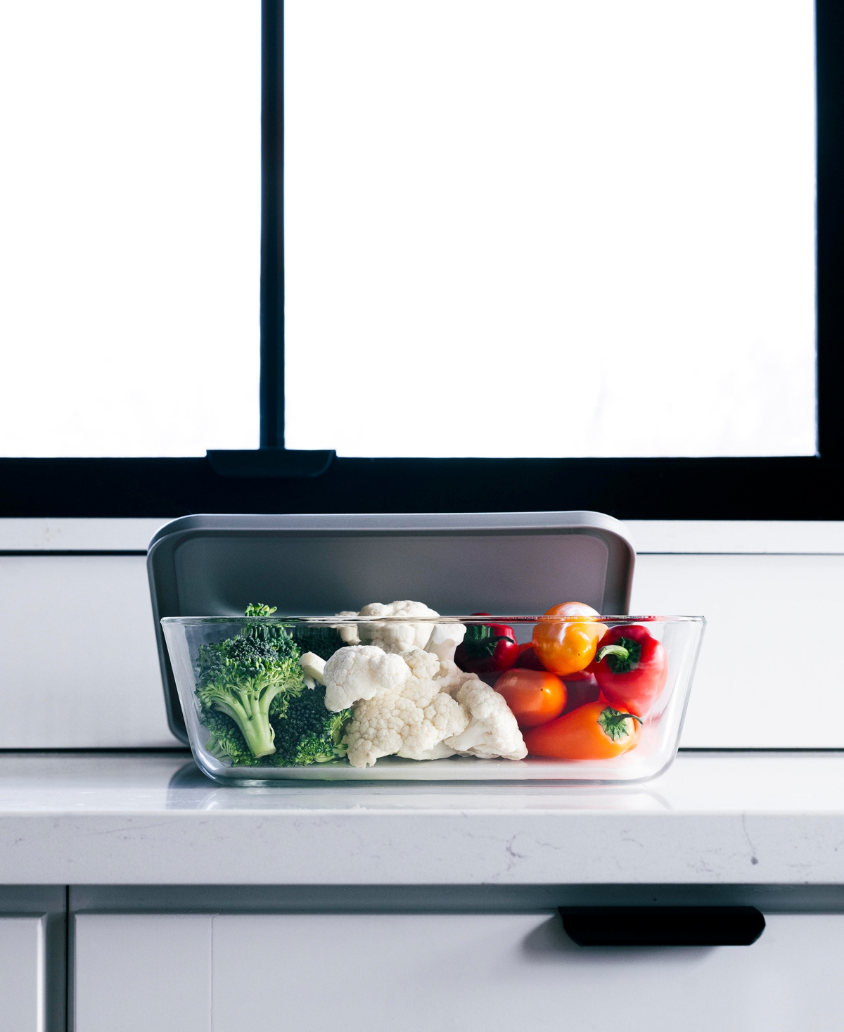 Shop Dura Living 4-piece 11 Cup Rectangular Food Storage And Meal Prep Container Set In Gray