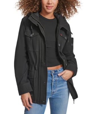 Women's Hooded Military Jacket