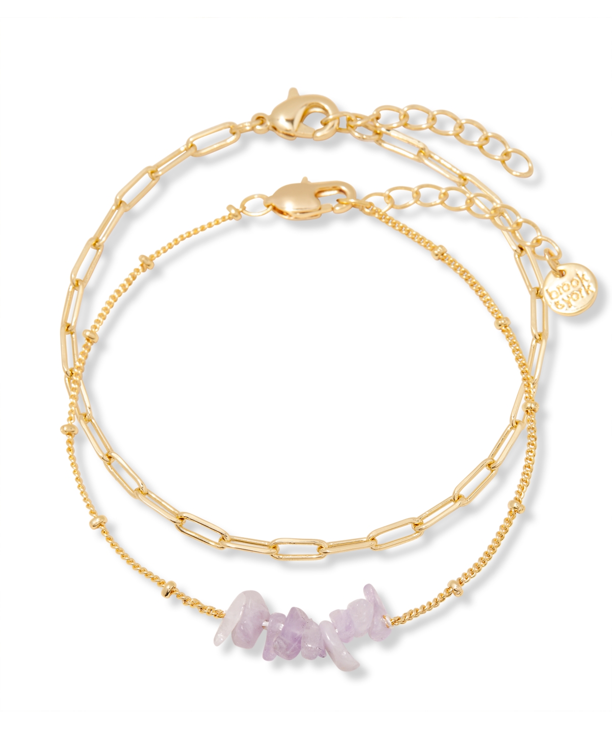 Brook & York Alex Birthstone Bracelet In Pink