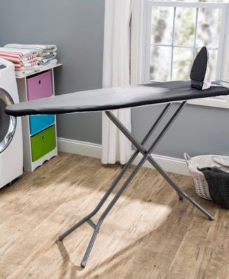 Products Adjustable Height, 4 Leg Ironing Board with Mesh Top and Iron Rest