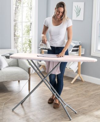 Products Adjustable Height, 4 Leg Ironing Board with Mesh Top and Iron Rest