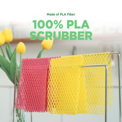 Kproduct4u K-CORNSSIL 6 Layers PLA Mesh Scrubber, 5 pcs