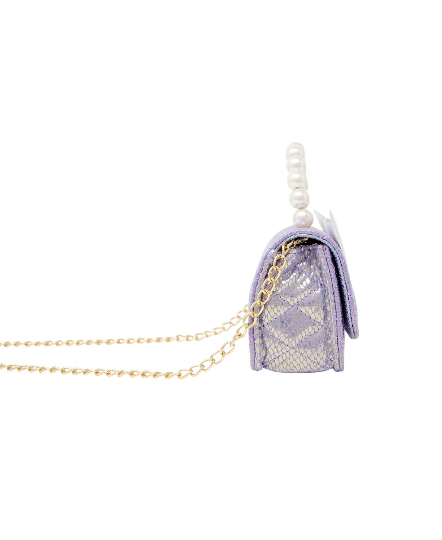 Сумка Tiny Treats + Zomi Gems Mermaid Tail Pearl Handle, Purple для девочек — фото 3