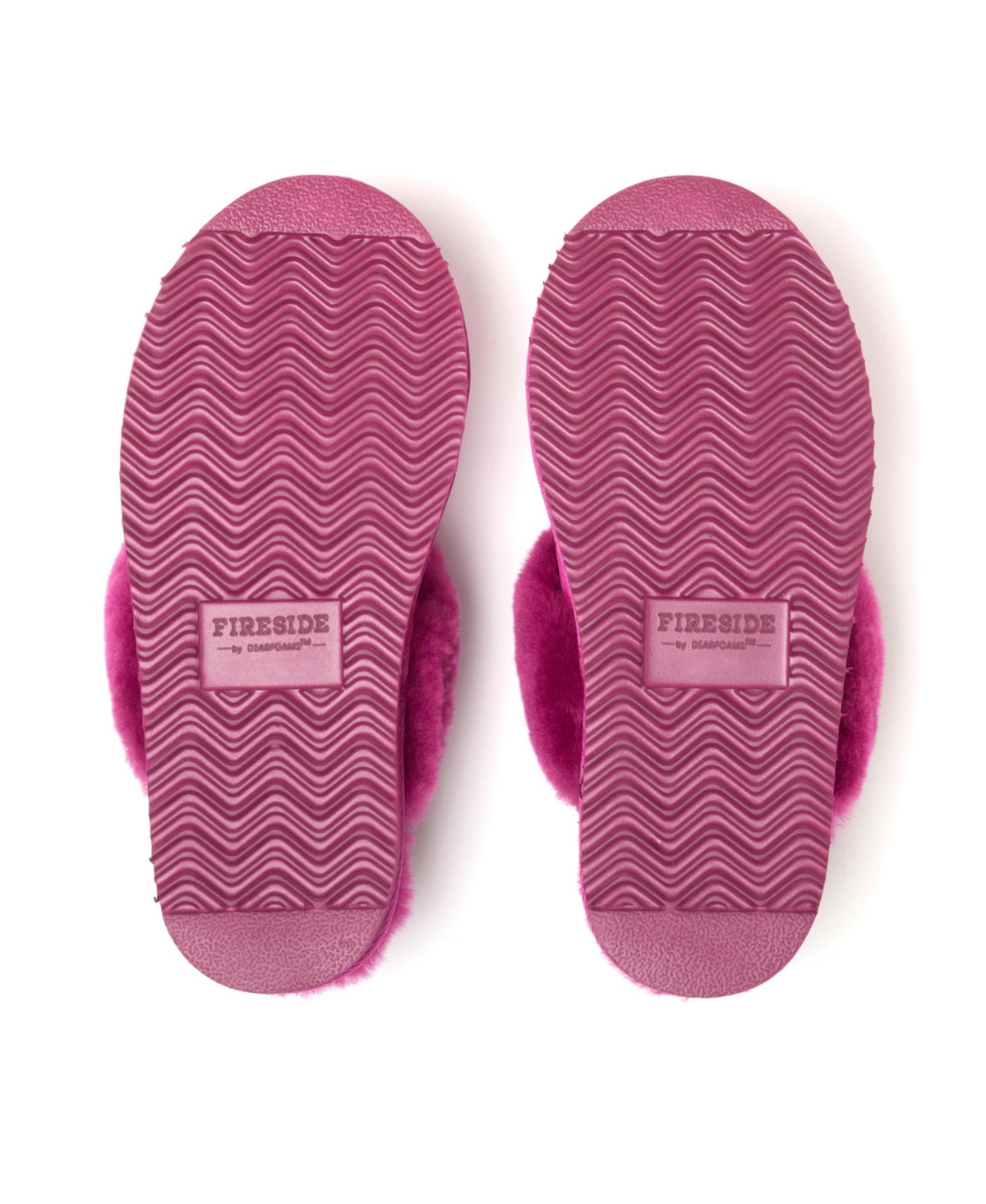Dearfoams Fireside By Women's Sydney Genuine Shearling Scuff Slipper