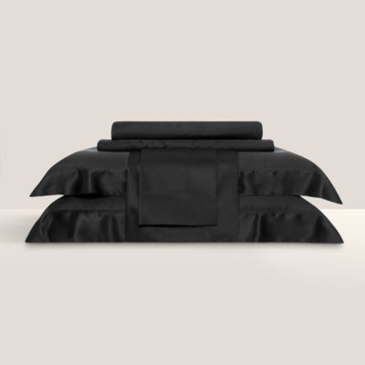 SENSA BLACK Duvet Cover King black