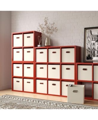 Solid Wood 4 Tall Cube Organizer