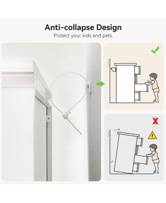 Modern 5 Drawers Dresser, Chest of Drawers Closet Organizers and Storage Clothes, Modern Dressers(White)