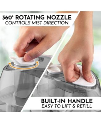 0.66-Gallon, 2.5 Liter Cool Mist Ultrasonic Humidifier for Home