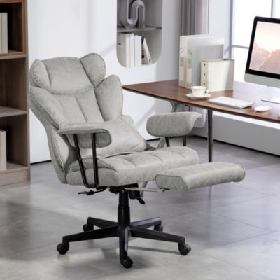 396lbs. Big and Tall Office Chair with Footrest & Wide Seat,
