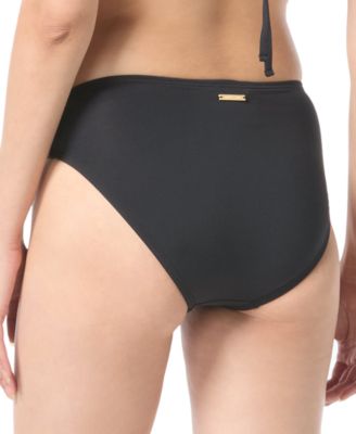 Women's Twist-Waist Mid-Rise Bikini Bottoms