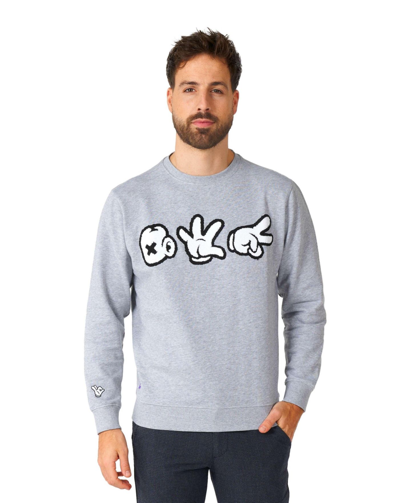 Мужские свитеры OppoSuits Deluxe Sweaters, цвет: Серый — фото 1