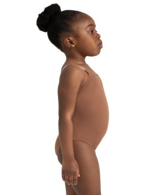 Juniors' Camisole Leotard w/ Clear Transition Straps - Girls