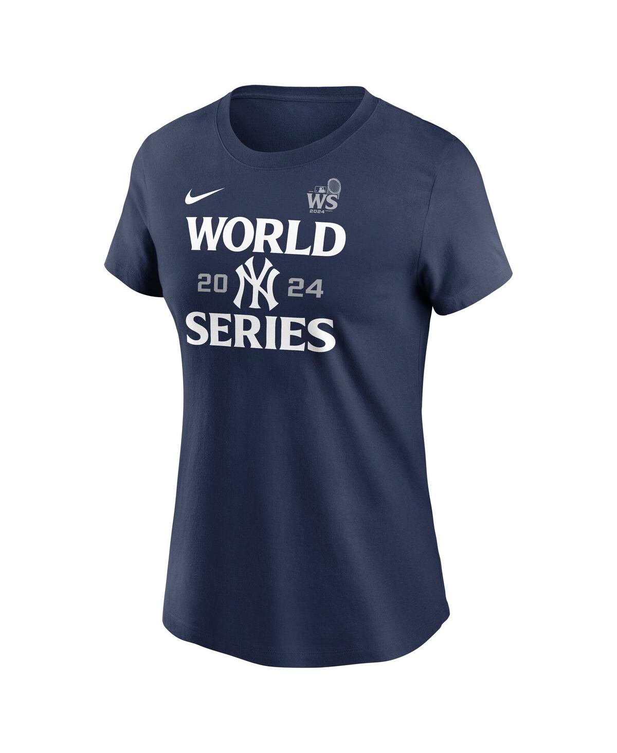 Nike Women's Navy New York Yankees 2024 World Series Authentic Collection T-shirt In Navy