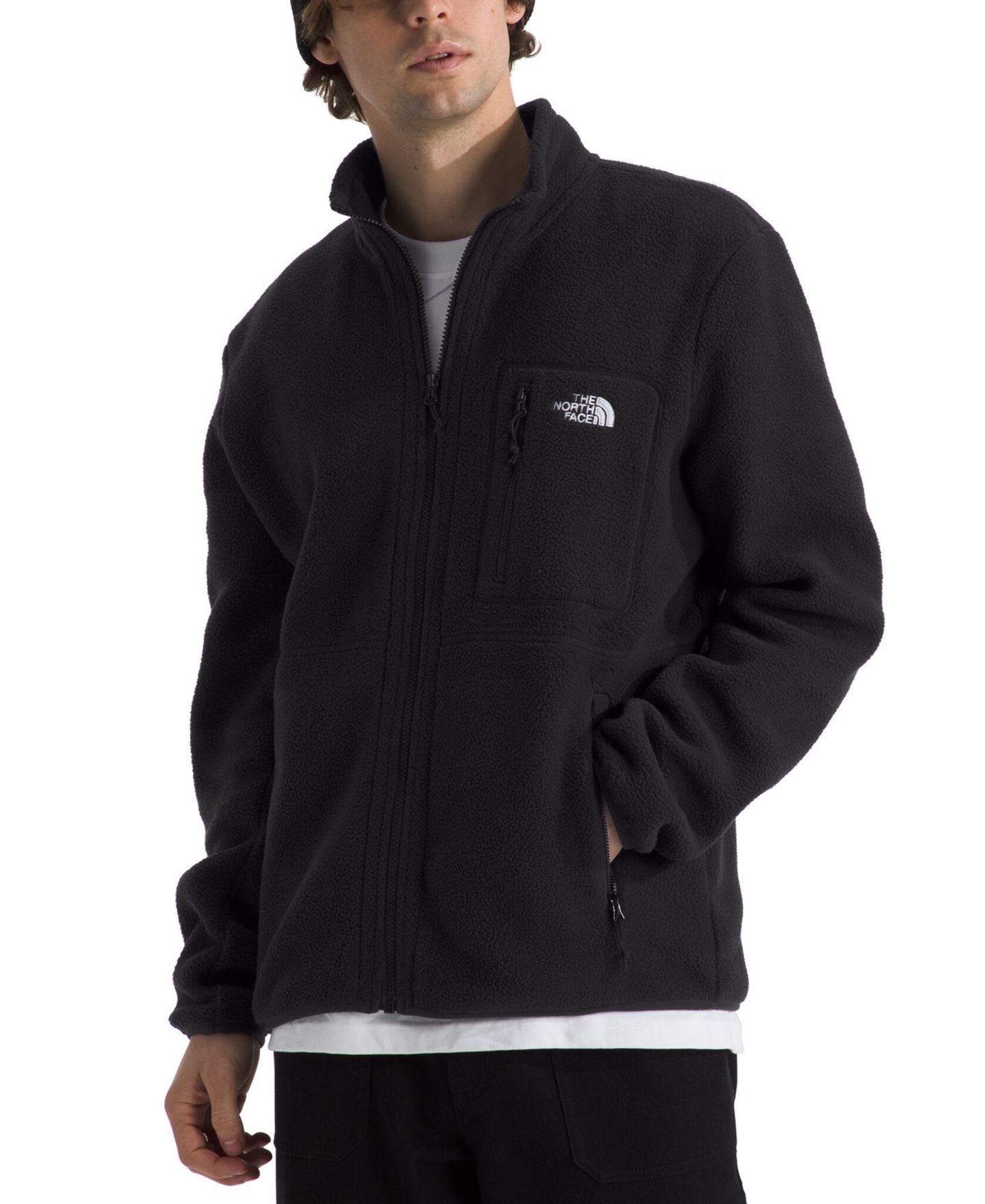 Мужские куртки The North Face Yumiori Full Zip, цвет: Чёрный — фото 1