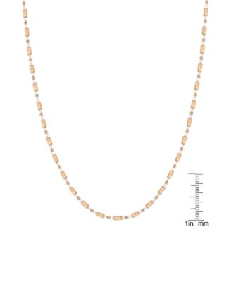 Gold-Plated Beige Crystal Long Necklace