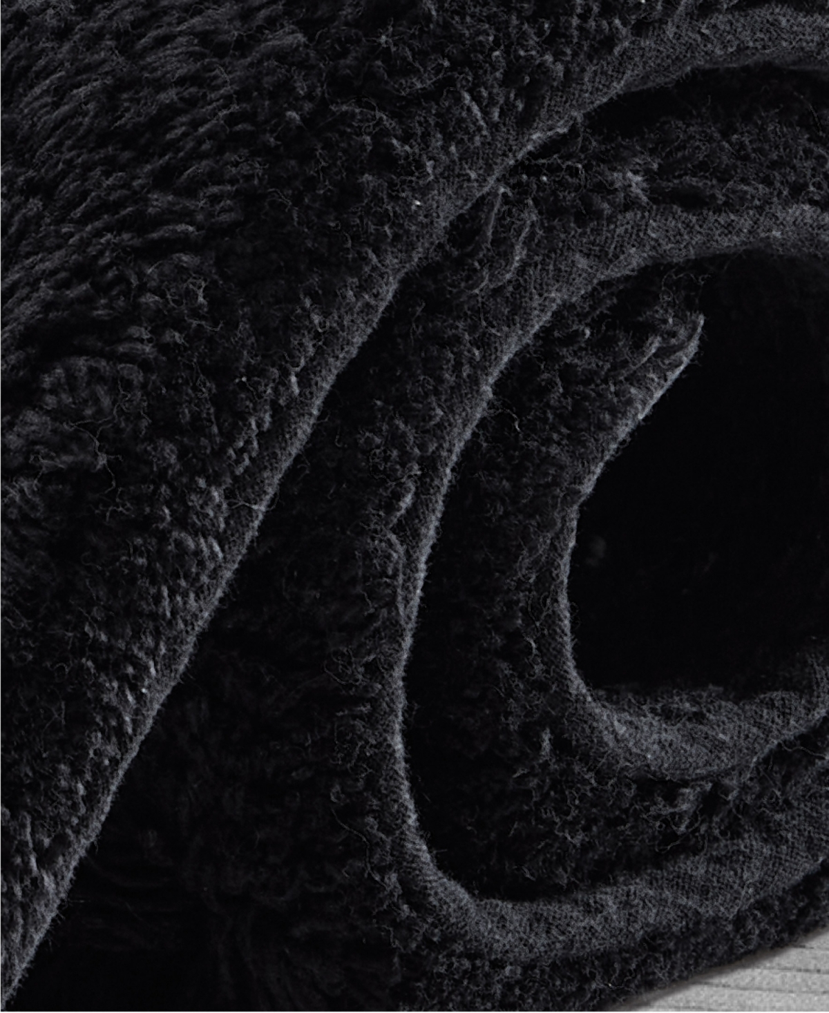 Jean Pierre His & Hers Cotton 2-piece Bath Rug Set In Black