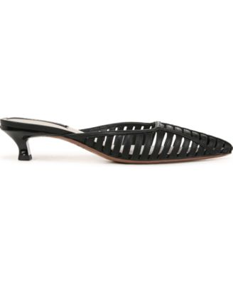 Women's Marlina Fisherman Pointed Toe Kitten Heel Mules