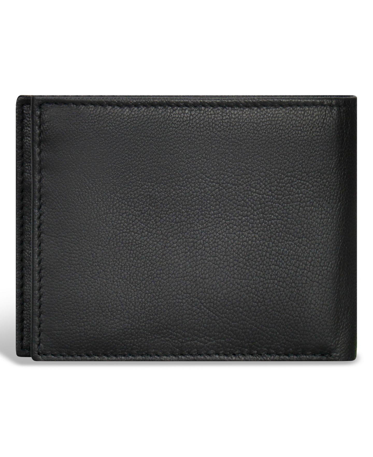 Мужской кошелёк CHAMPS Iconic Collection Leather Center Wing Wallet, цвет: Чёрный — фото 2
