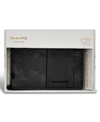Men's Camo Collection Leather Top Wing Wallet