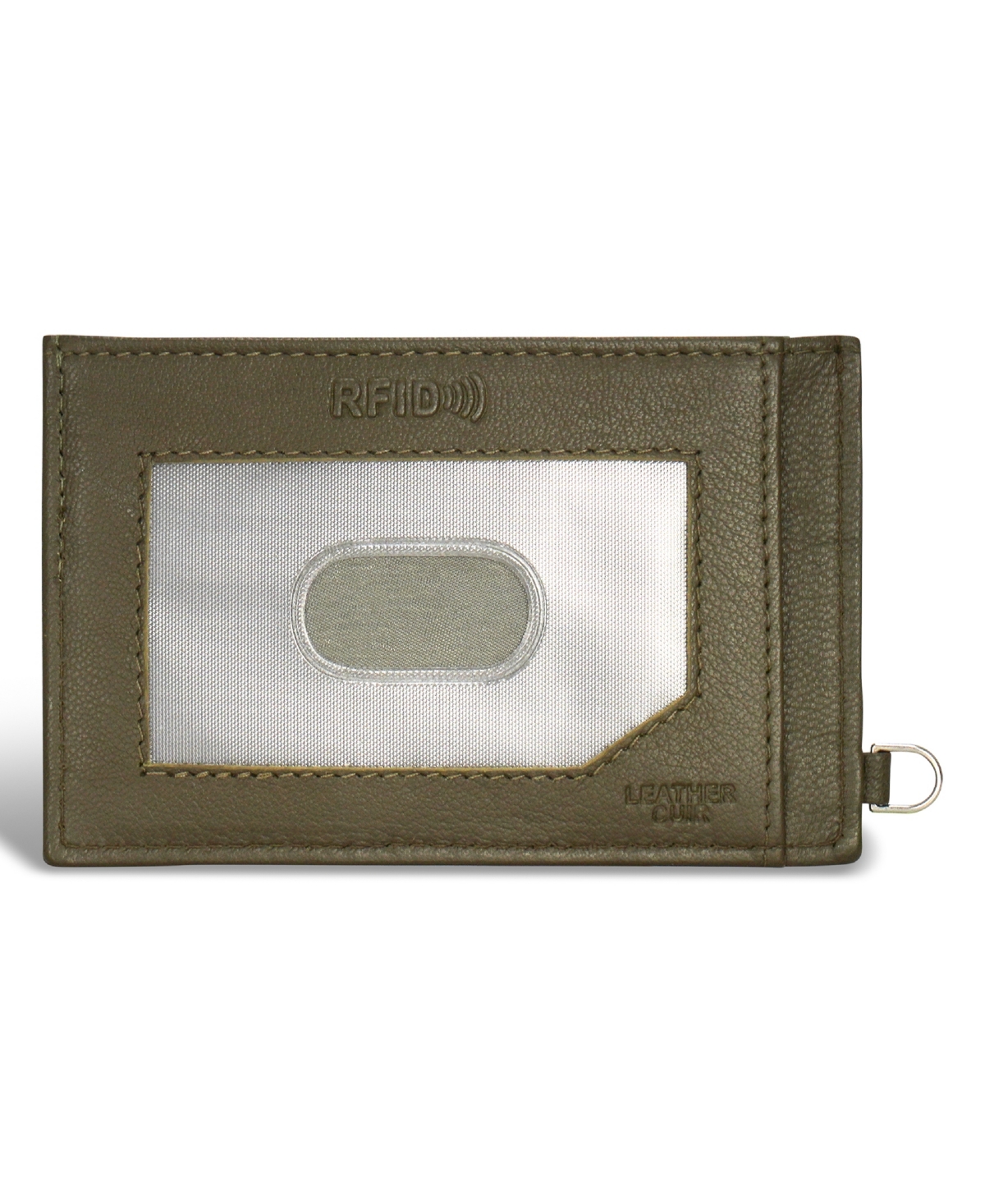 CHAMPS MEN'S CAMO COLLECTION LEATHER SLIM CARDHOLDER 