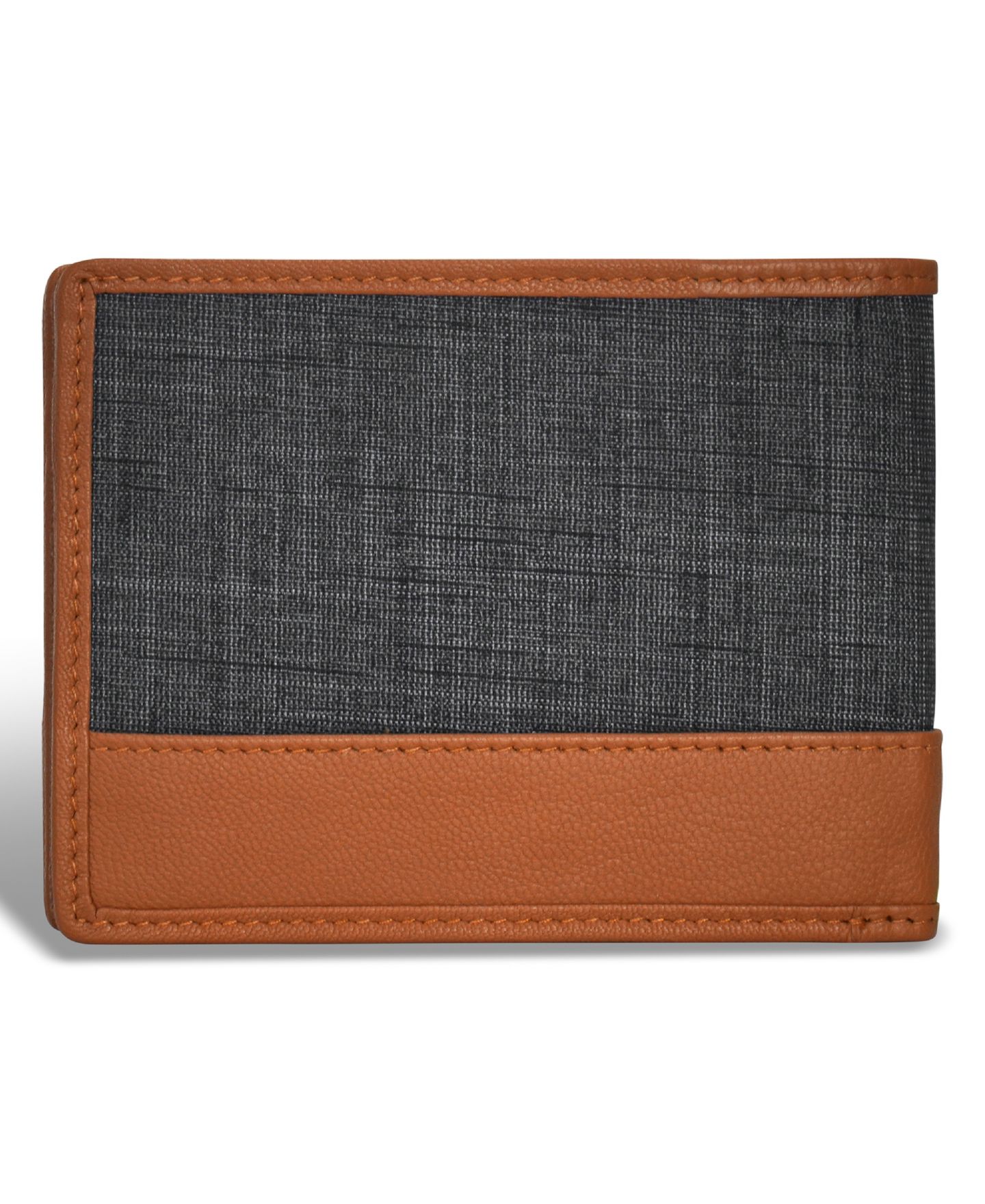 Мужской кошелёк CHAMPS Denim Collection Leather Top Wing Wallet, цвет: Чёрный — фото 2