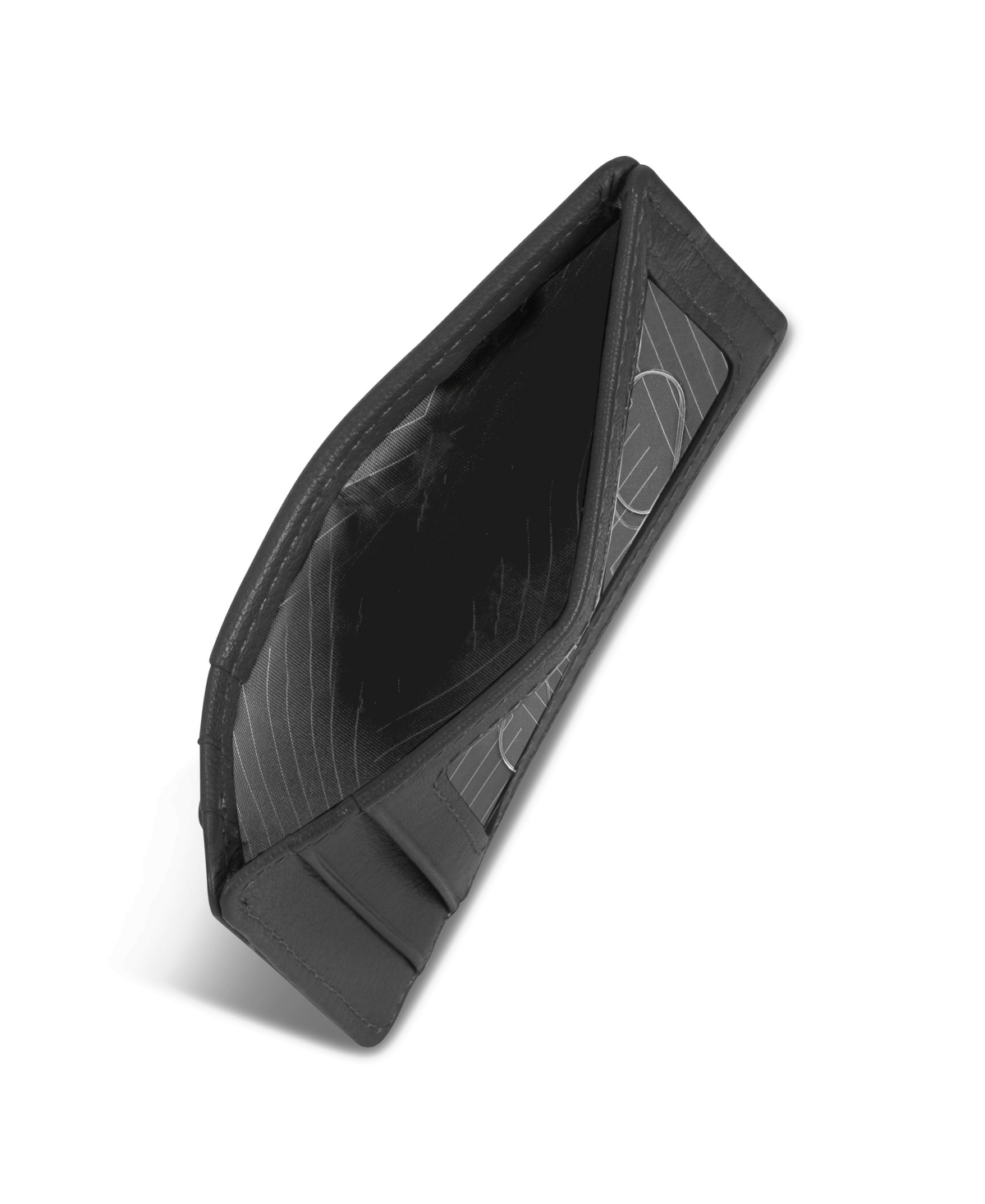 CHAMPS MEN'S ONYX COLLECTION LEATHER ACCESS CARD CASE 