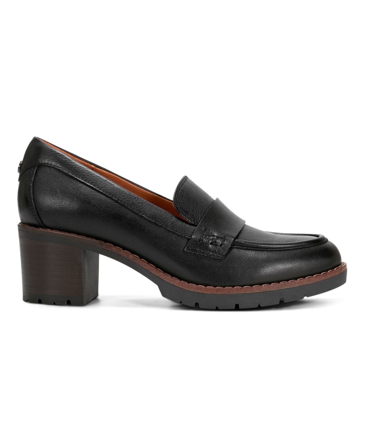 Shop Easy Spirit Women's Charli Casual Slip-on Loafers In Black Leather