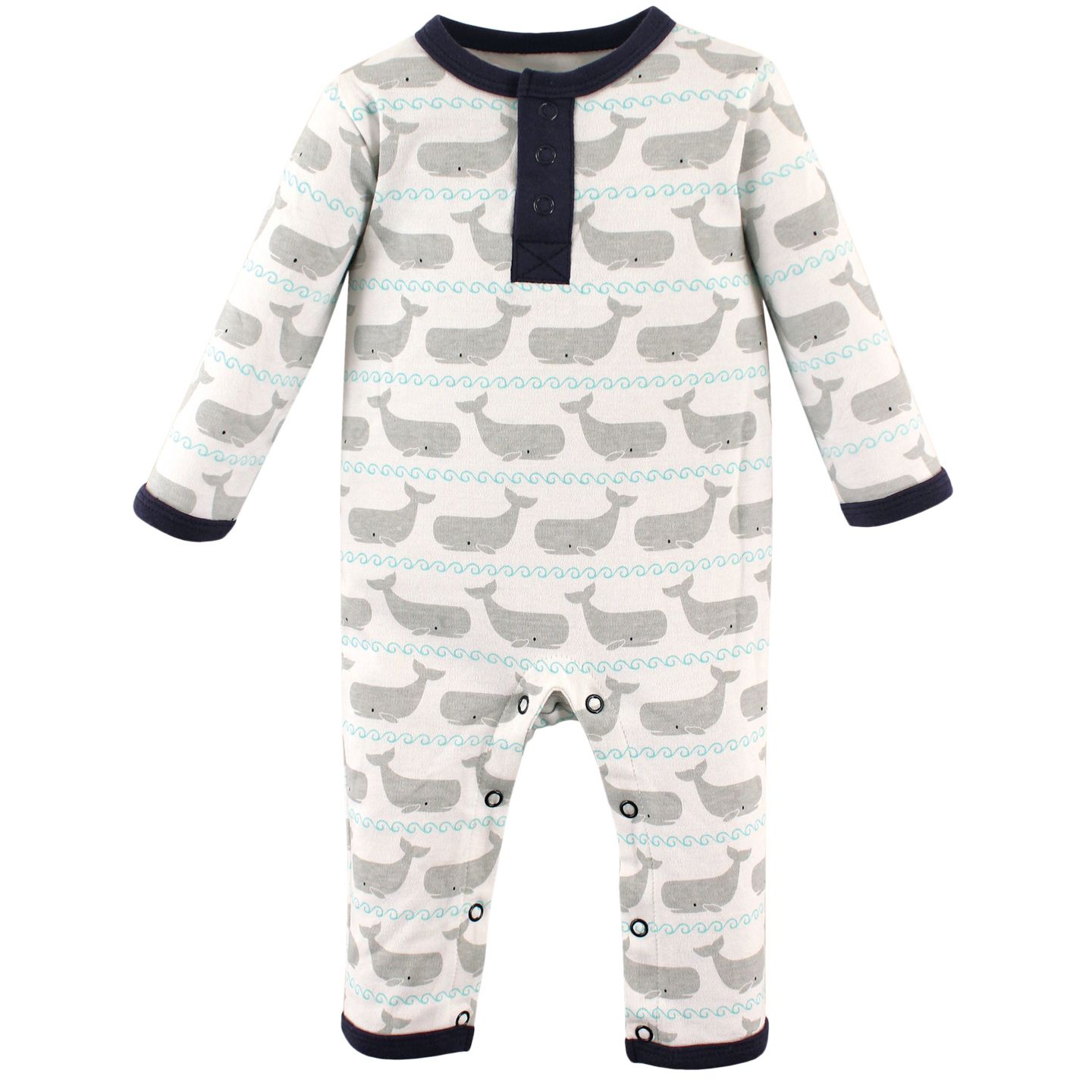 Комбинезон Hudson Baby Cotton Coveralls для мальчиков-малышей, цвет: Whale — фото 2